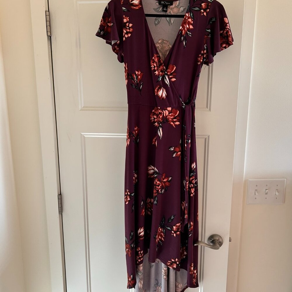 Women's Short Sleeve Floral Dress